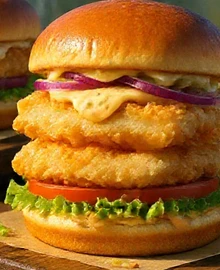 Double Fish Burger